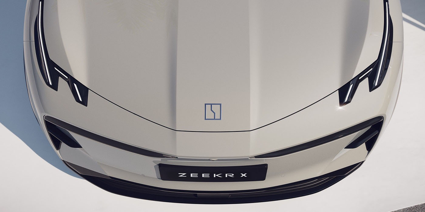 photo of ZEEKR confirms third EV is called X, not 003, as it shares first look image