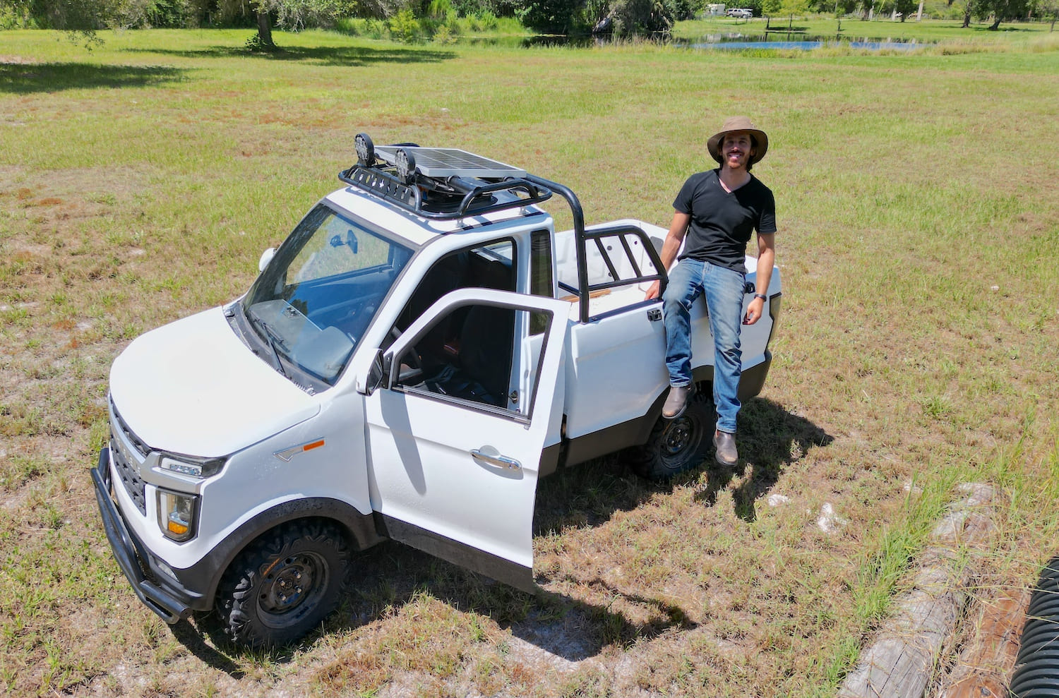 Tracker OX EV electric UTV unveiled with 60-mile range, dump bed