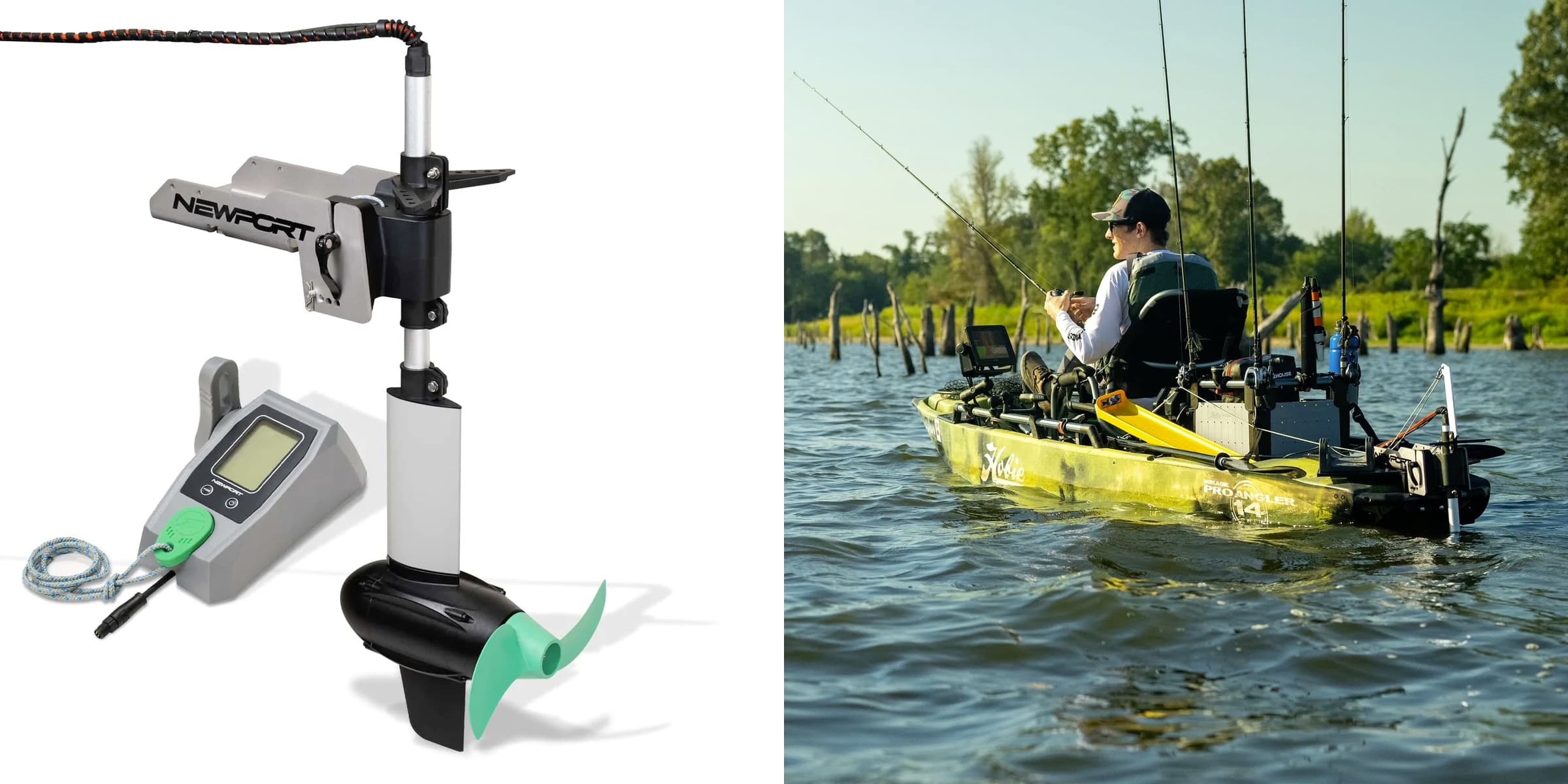 Quiet and powerful electric trolling motor for boats