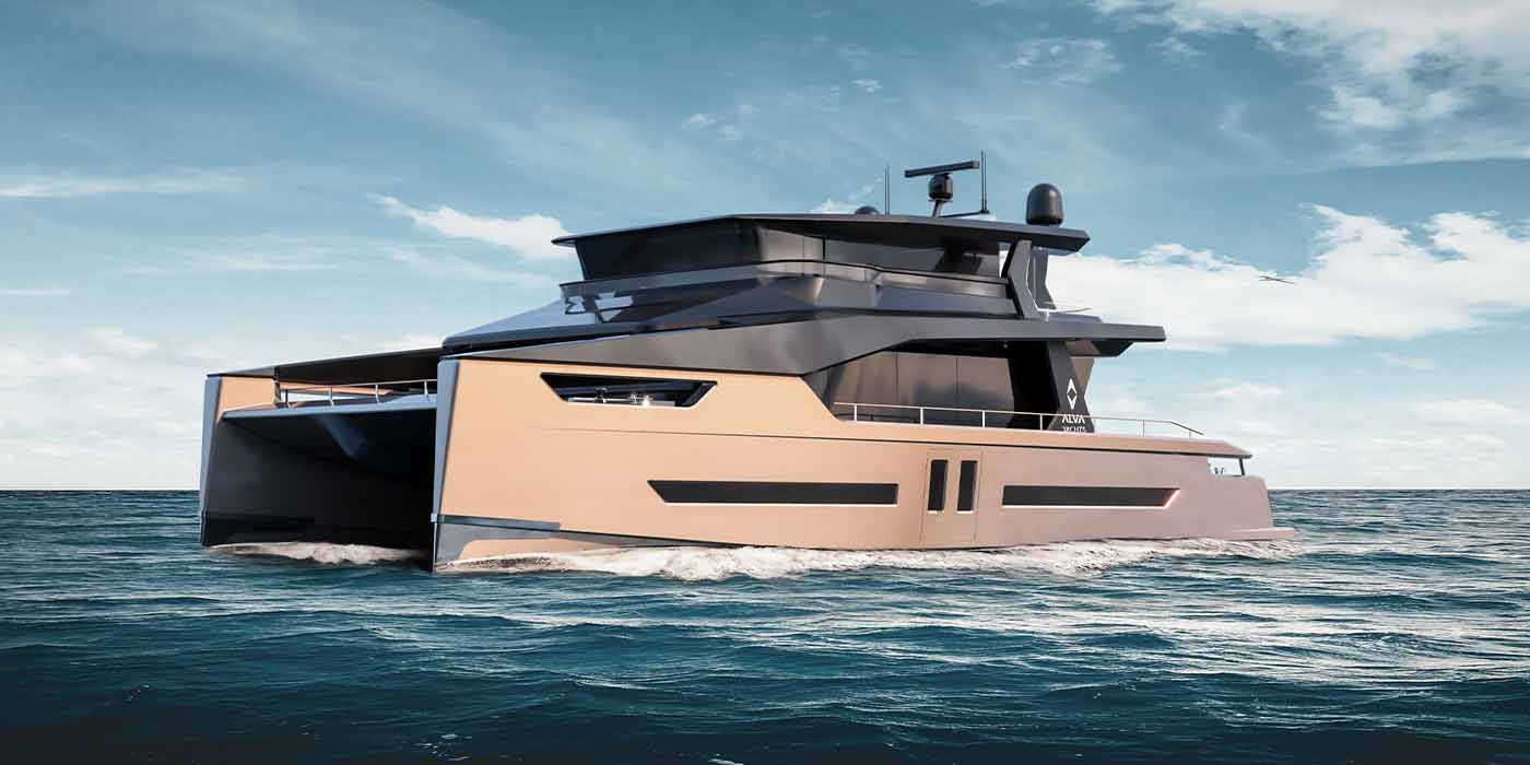 ALVA Yachts introduces new 78-foot solar electric catamaran