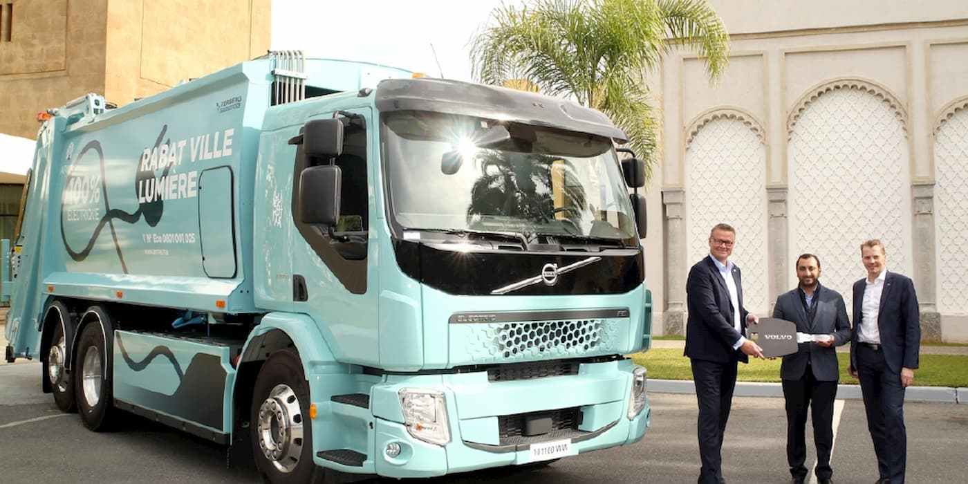 Africa just got its first fully electric heavy-duty EV, a garbage truck