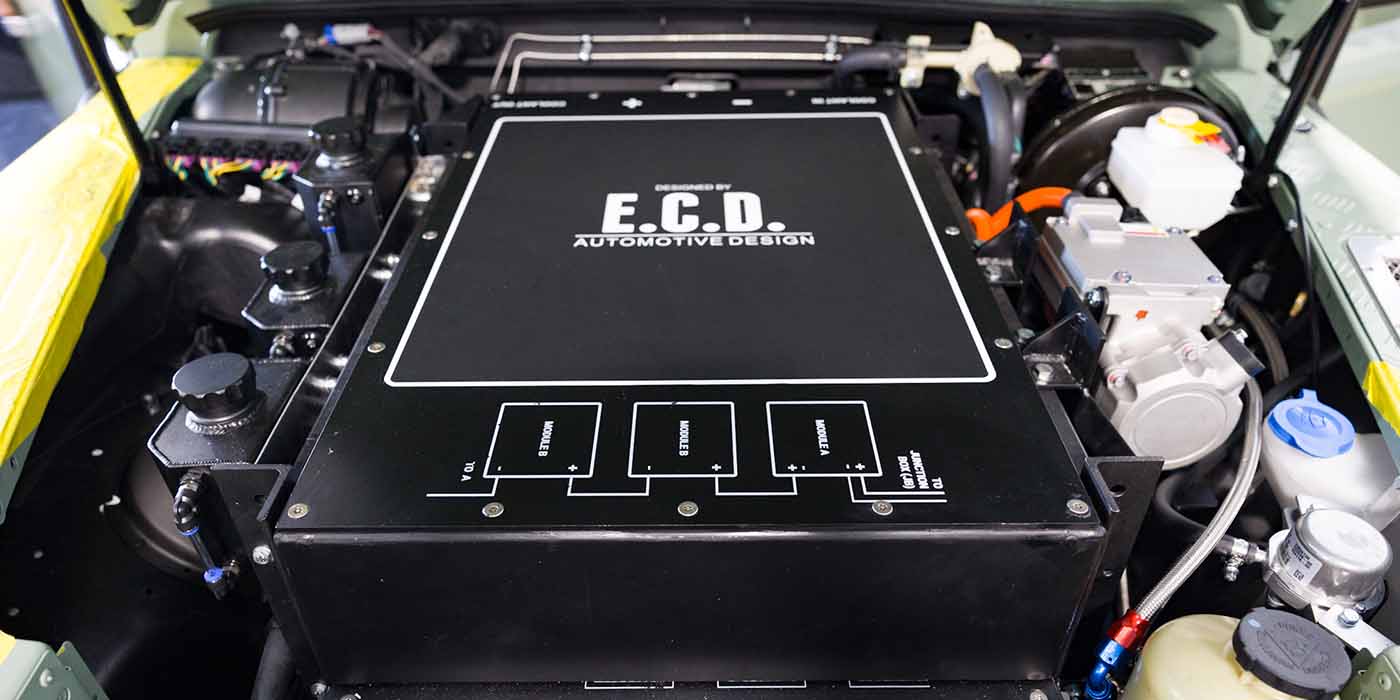 ECD Automotive provides new batteries and DCFC to EV conversions