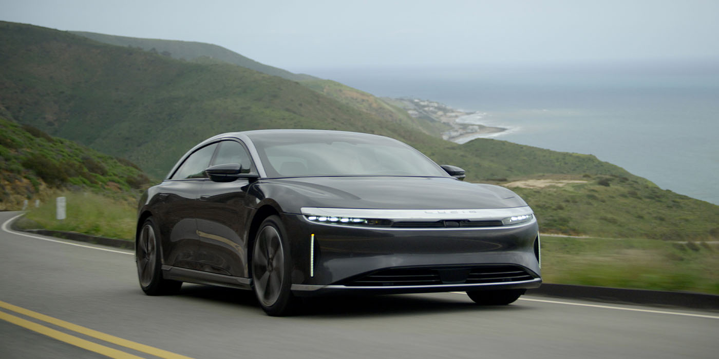 Lucid air first deals drive