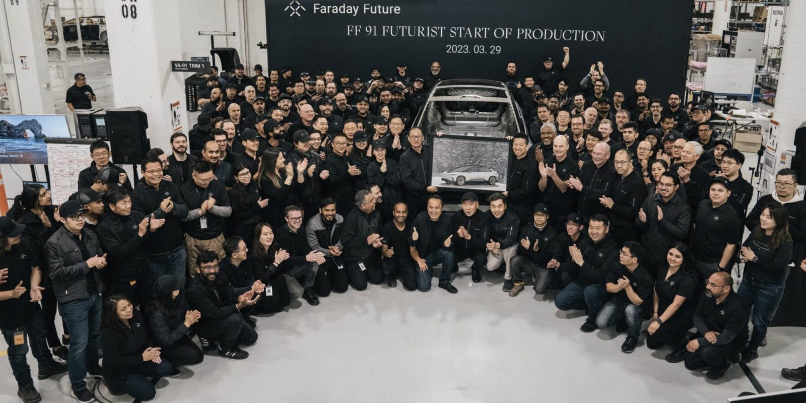 FF91 start of production hanford california