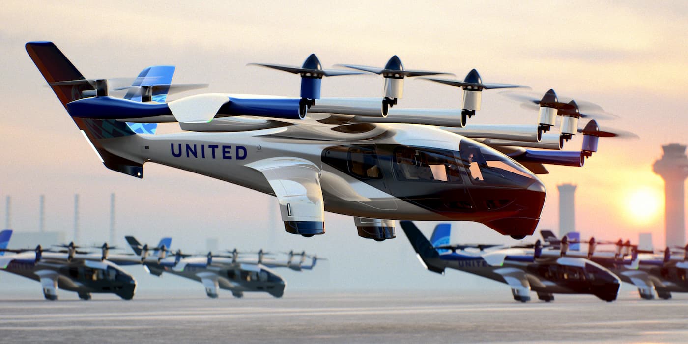 United Airlines plans first commercial electric air taxi route