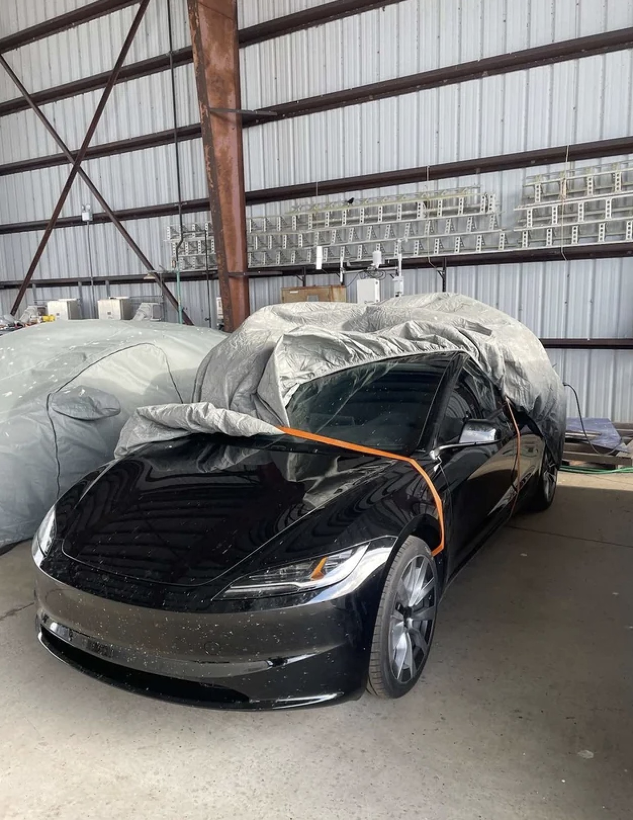 Is this a leaked photo of the Tesla Model 3 refresh? if so wow