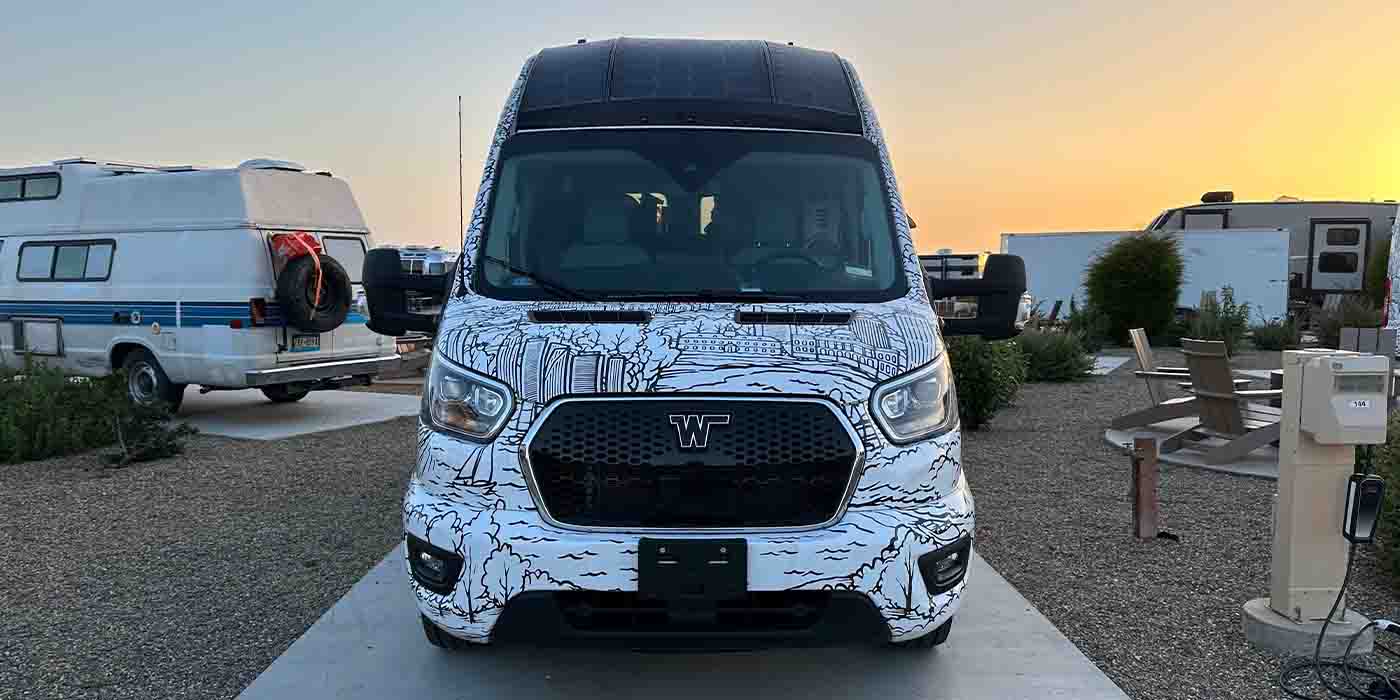 First drive (and sleepover) in the all-electric Winnebago eRV2