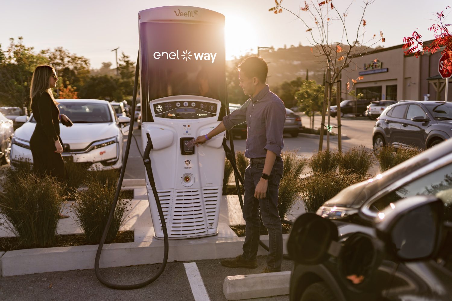 Enel X Way charging stations