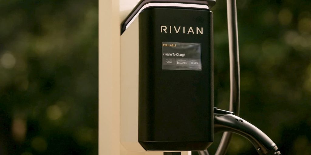 Rivian-EV-charging-Tesla