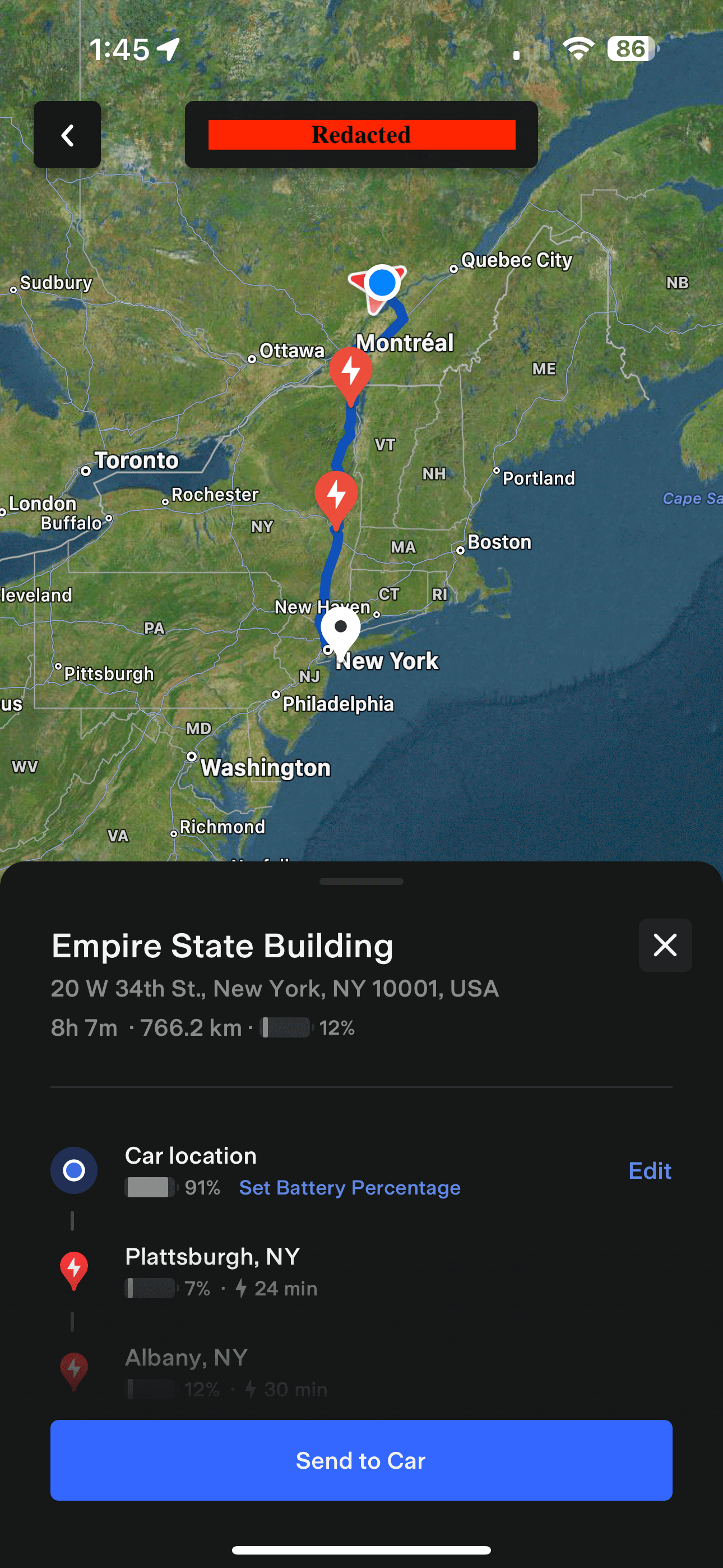 Tesla finally brings its trip planner to its mobile app