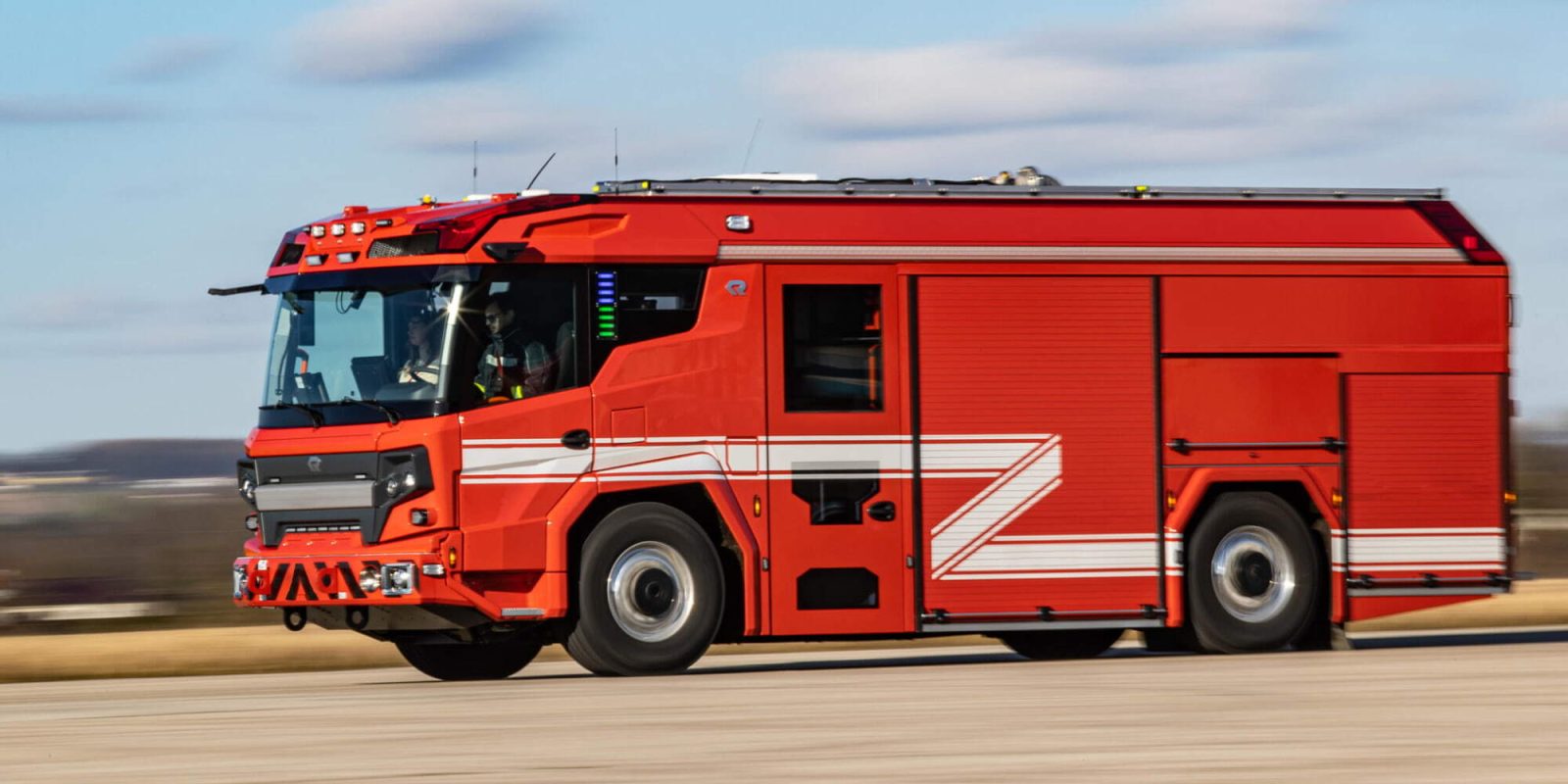 Rosenbauer RTX electric fire truck