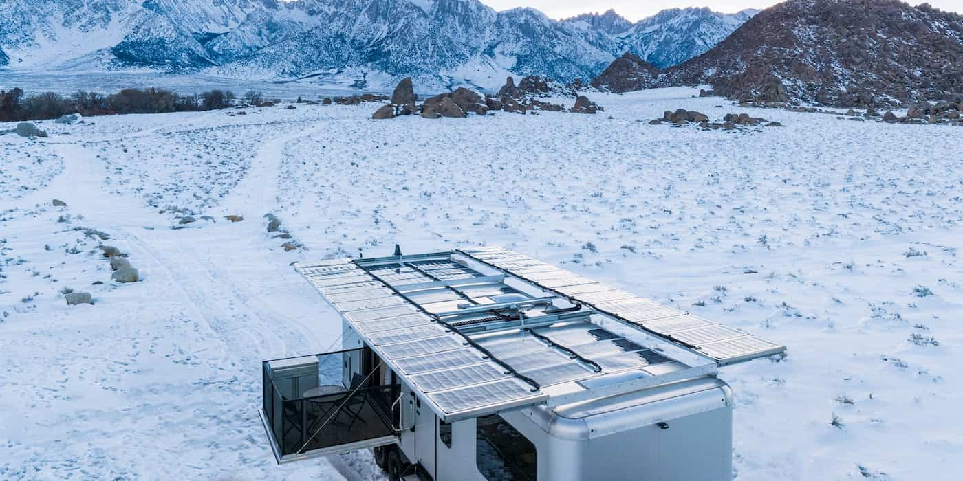 Check Out This 100 Electric Travel Trailer That Packs More Solar Power   Electric Solar Travel Trailer 1 