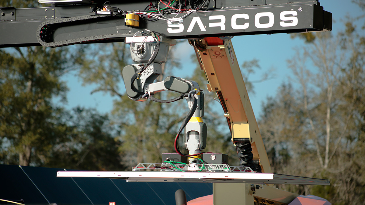 autonomous robot solar panels