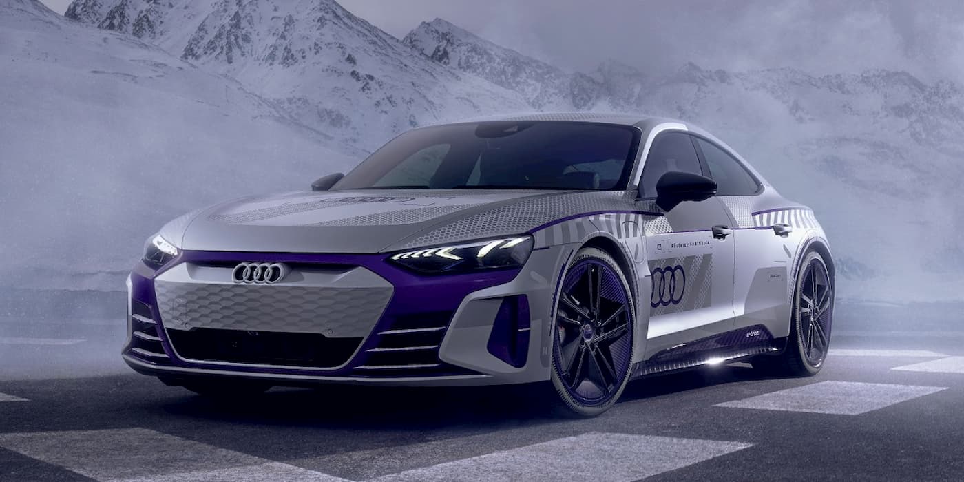 Audi's striking RS e-tron GT ice race concept stuns in new video