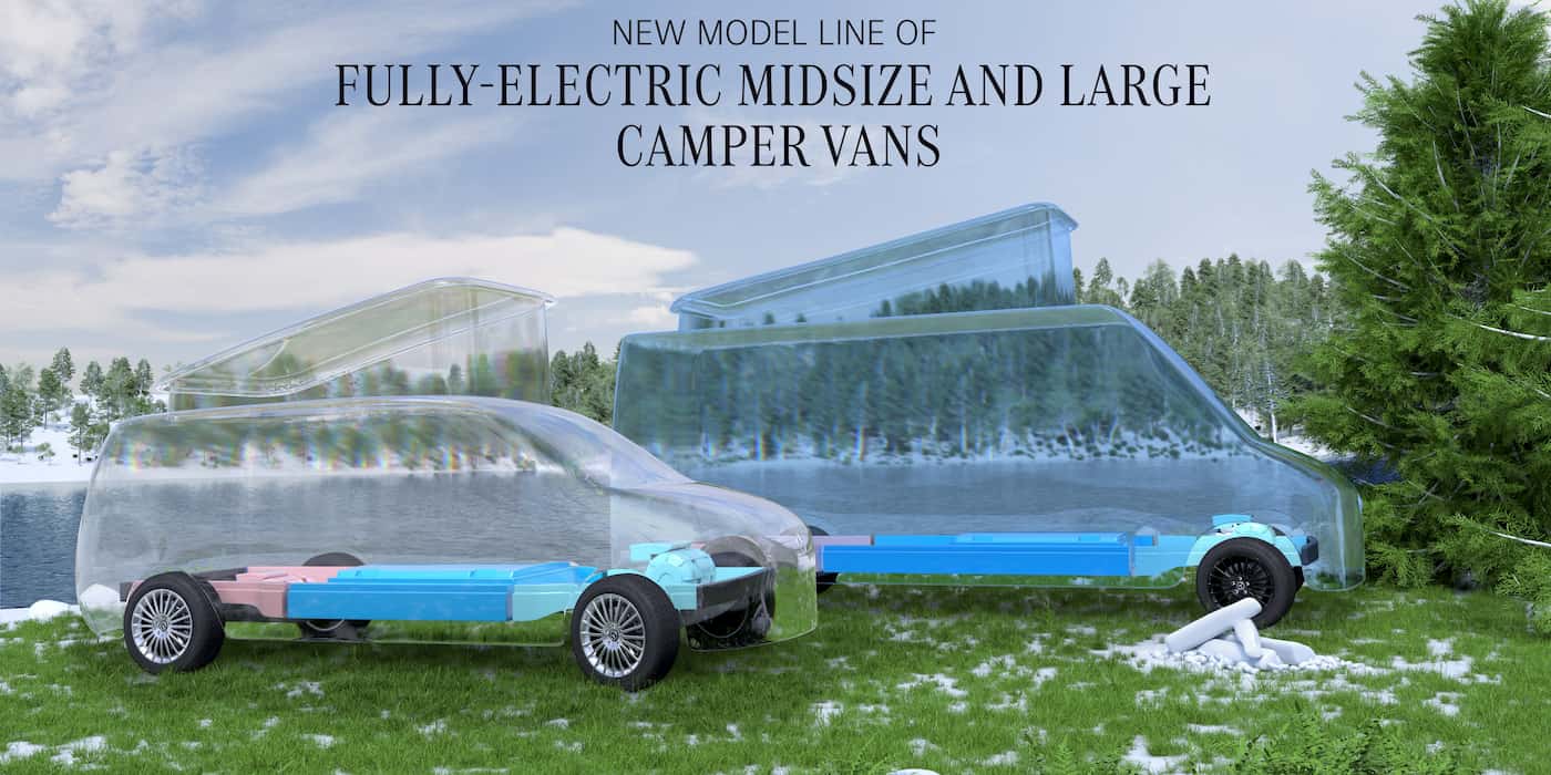 Mercedes reveals luxury electric vans for the US, including a camper