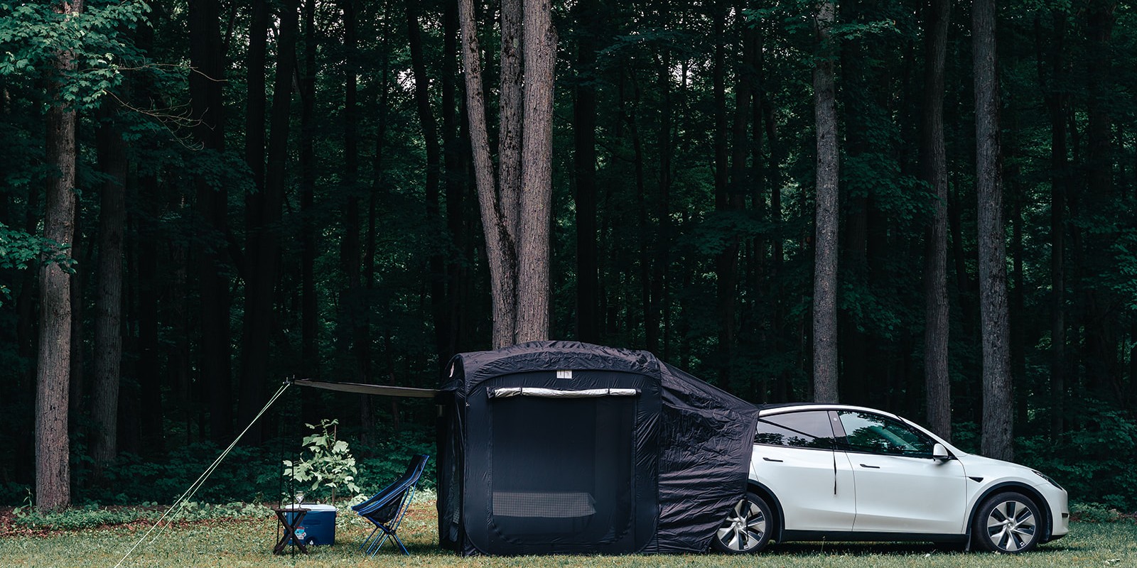 Camp Mode ON! Get ready for camping in your Tesla Model Y this