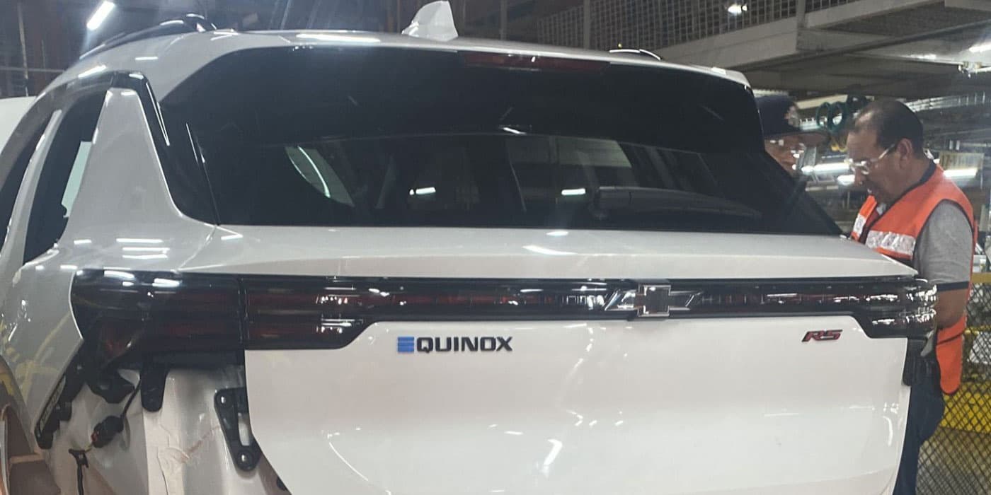 2024 Chevy Equinox EV spotted rolling off GM's production line TECH BUZZ