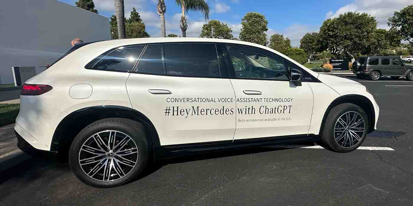 Mercedes Elevates In-Car Voice Control to New Levels, ChatGPT