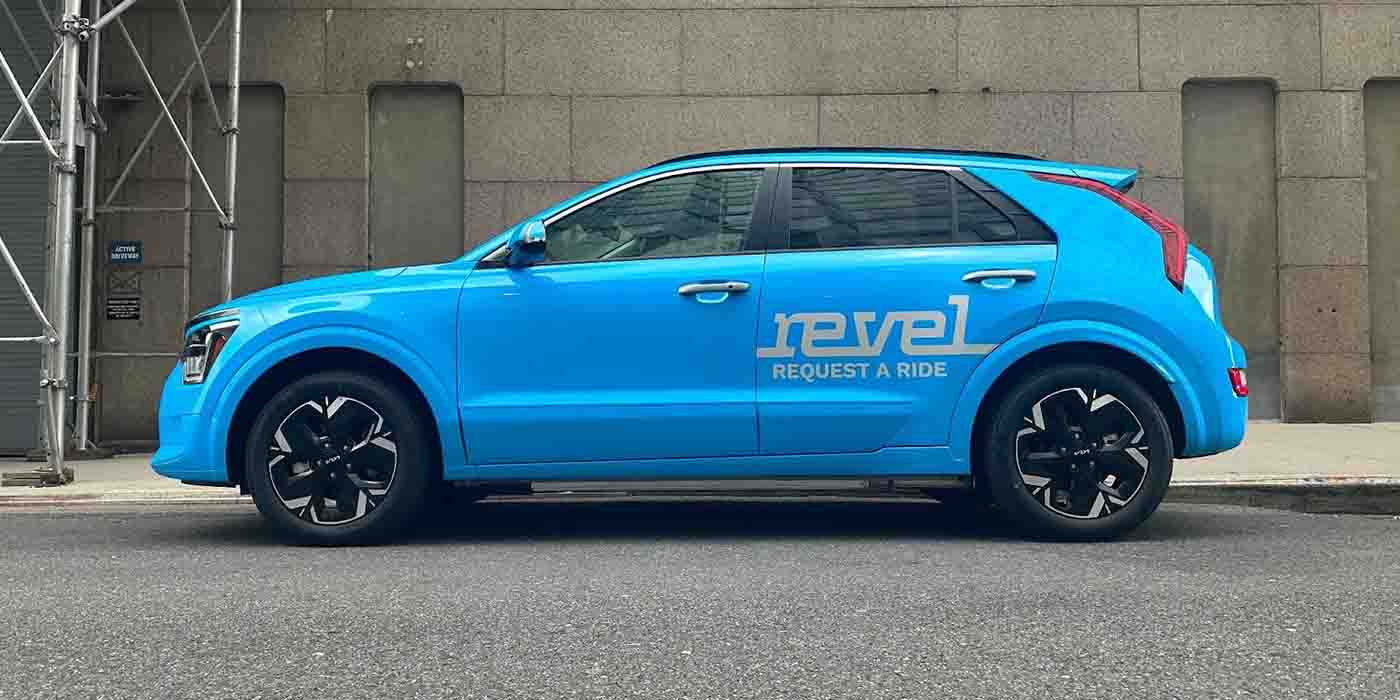 Kia Niro EVs join Tesla Model Ys in Revel's electric rideshare fleet
