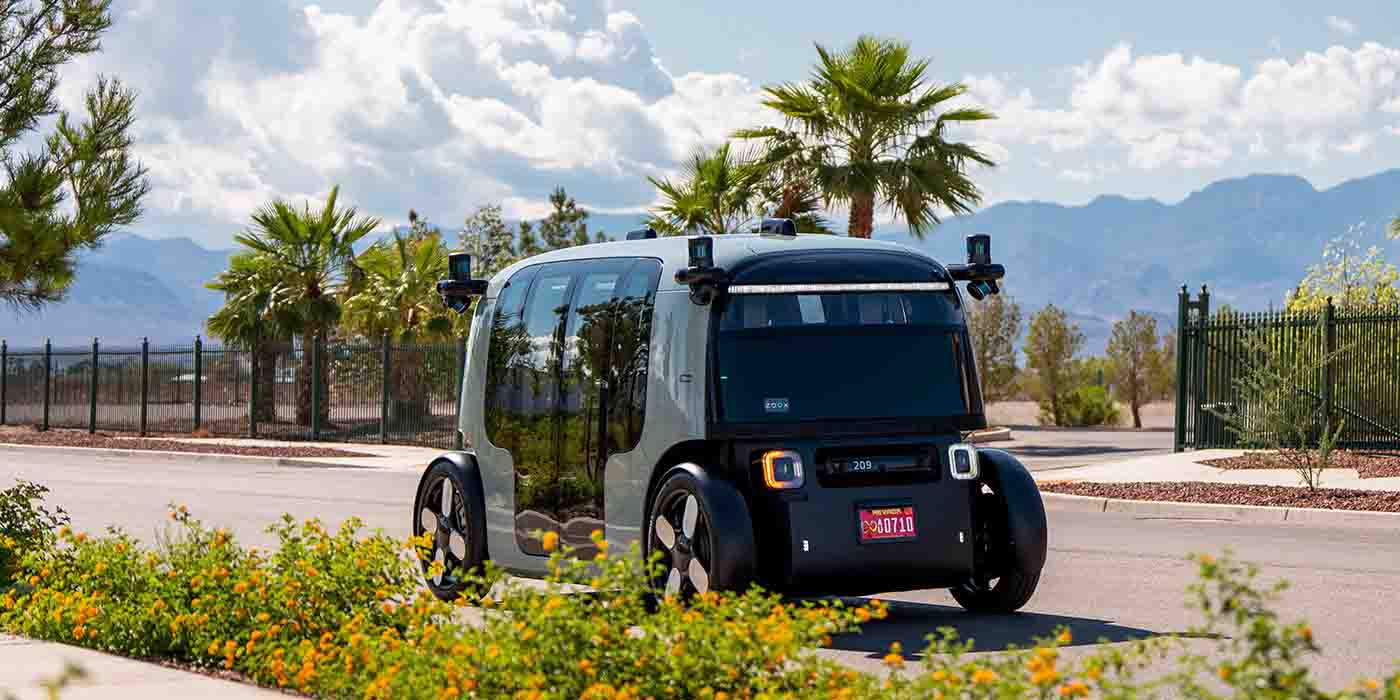 Zoox begins rides in Vegas as first purpose built robotaxi in Nevada