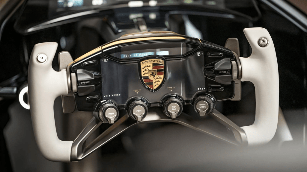 Porsche Mission X yoke