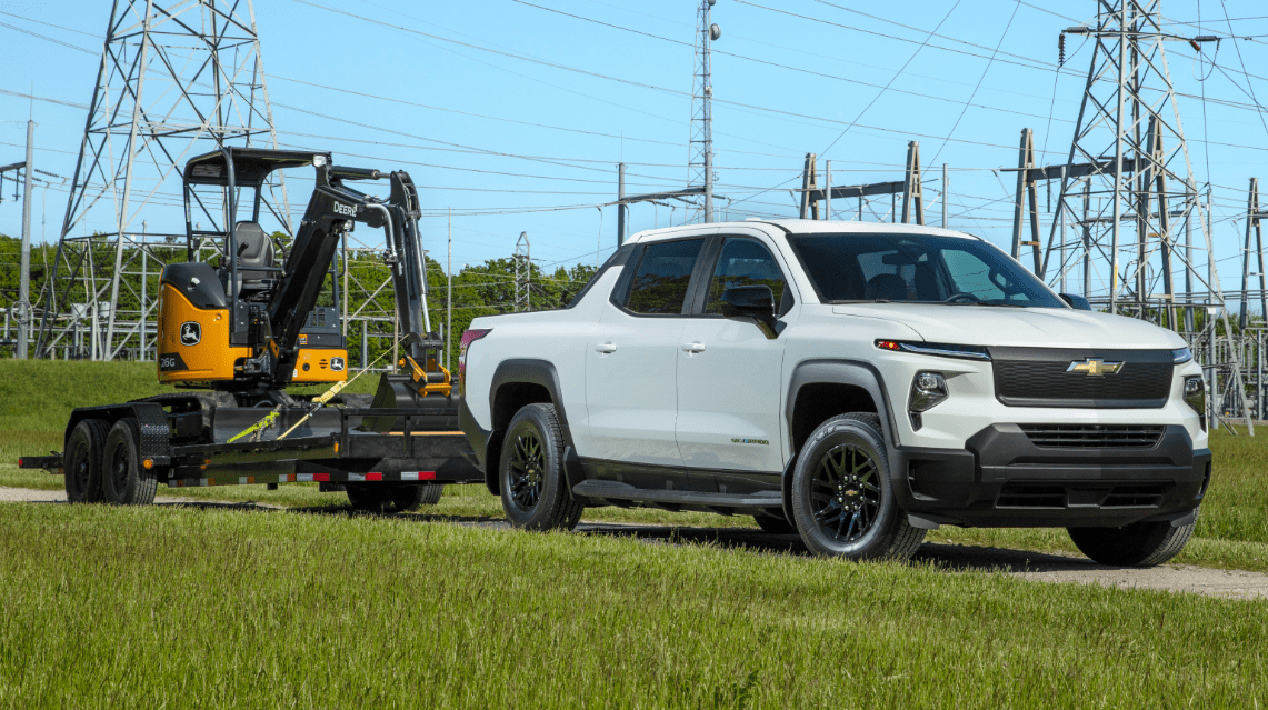 Silverado EV towing