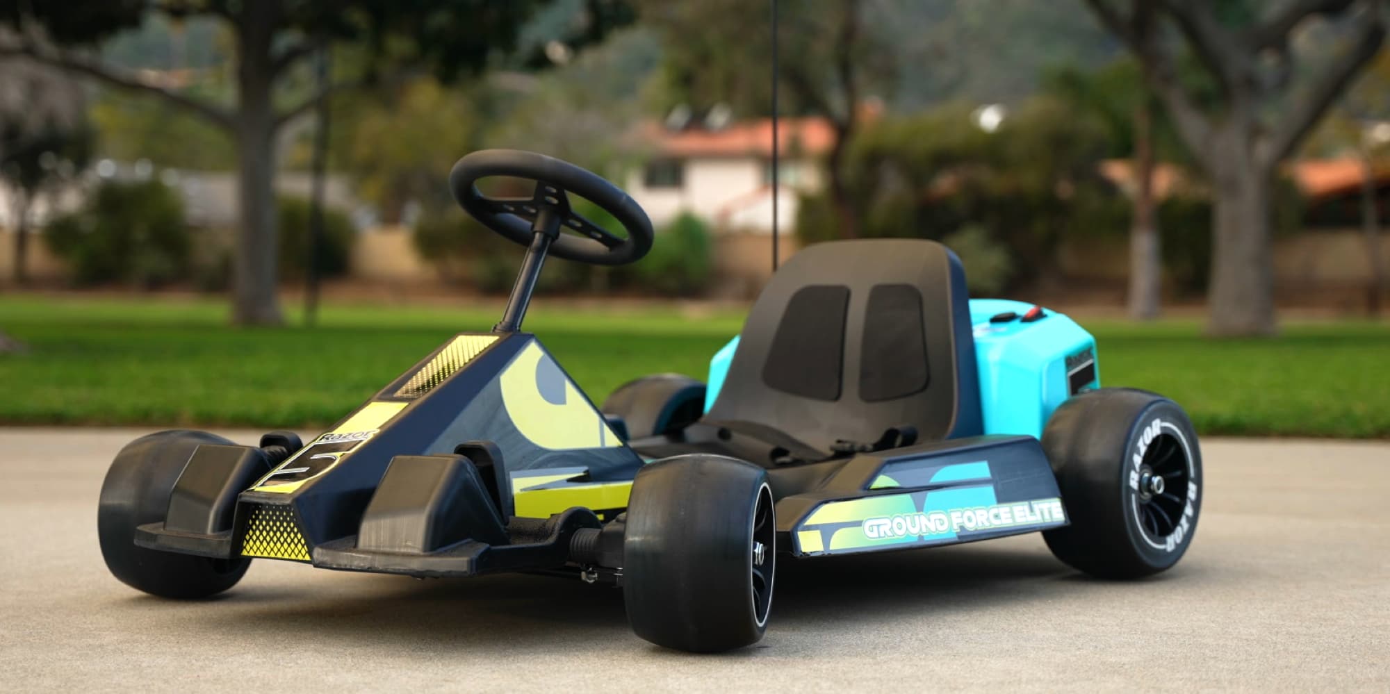 Razor Ground Force Elite electric go-kart is big enough for adults