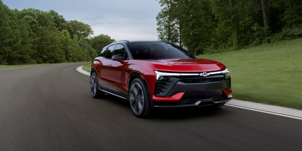 2024 Chevy Blazer EV order requests open with 2LT and RS AWD trims