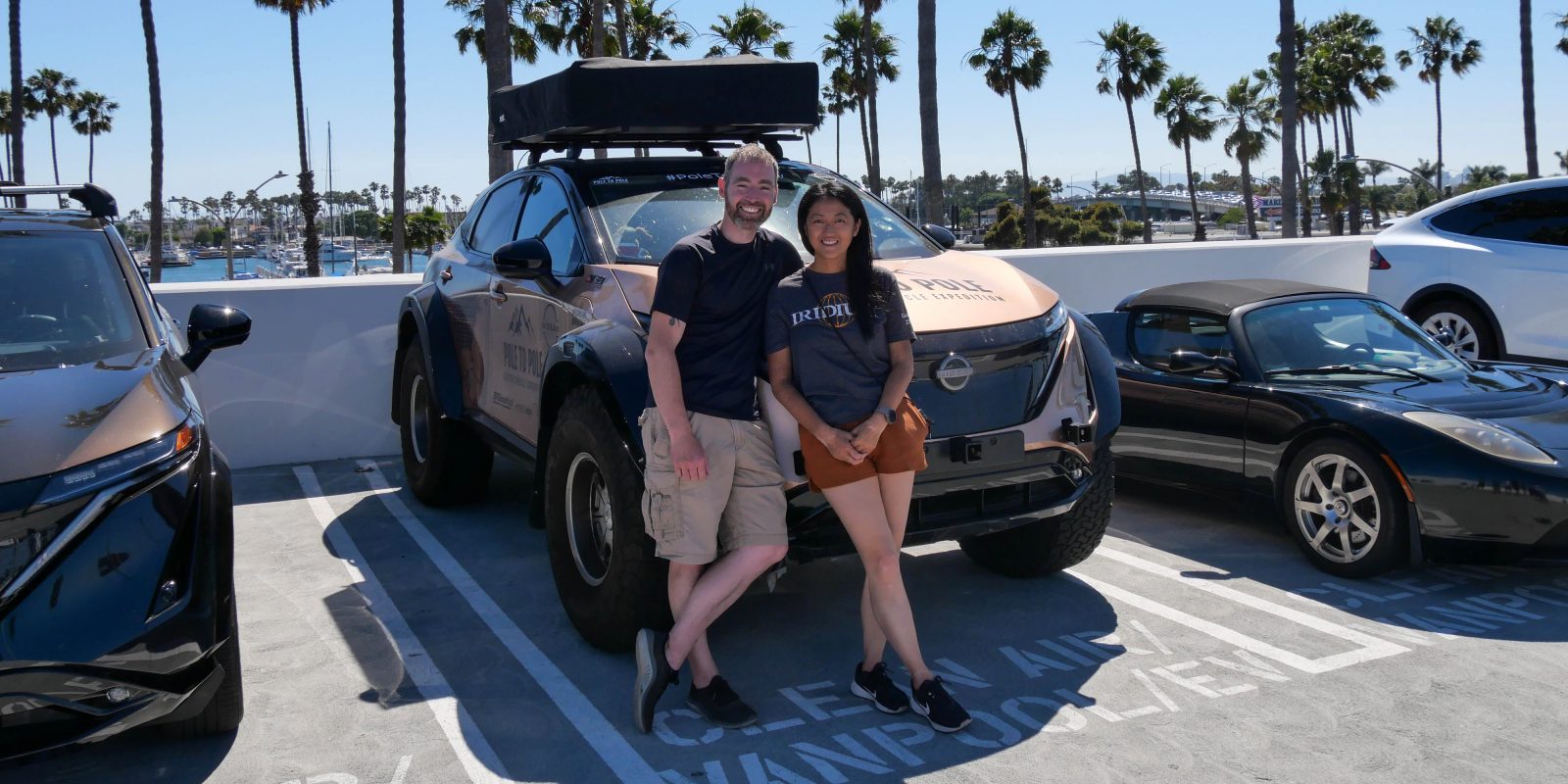 Nissan Ariya von Pol zu Pol Long Beach Chris Julie Ramsey