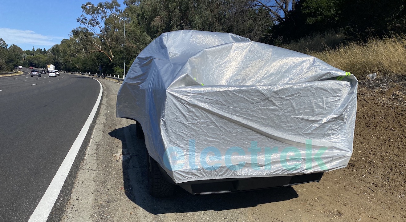 El Tesla Cybertruck fue encontrado averiado al costado de la carretera
