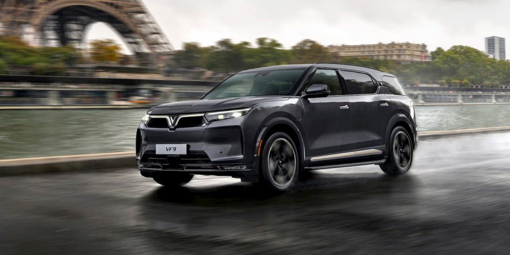 VinFast's new VF 9 SUV gets 330mi EPA range, but it will cost you