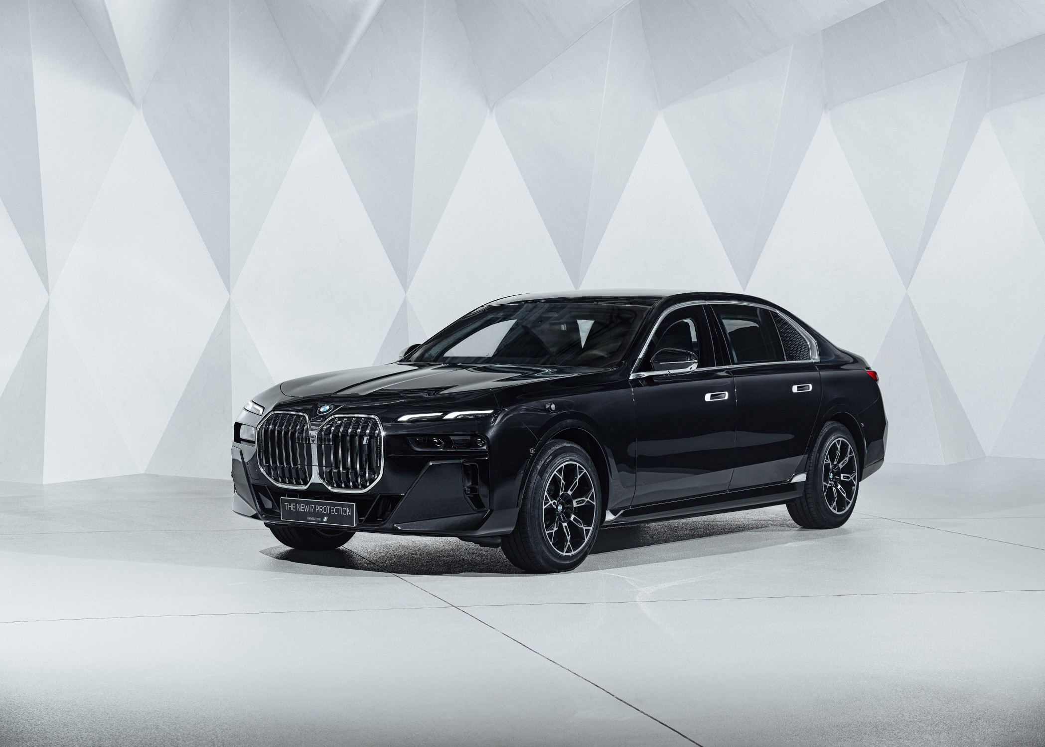 Check out this bulletproof electric luxury sedan from BMW