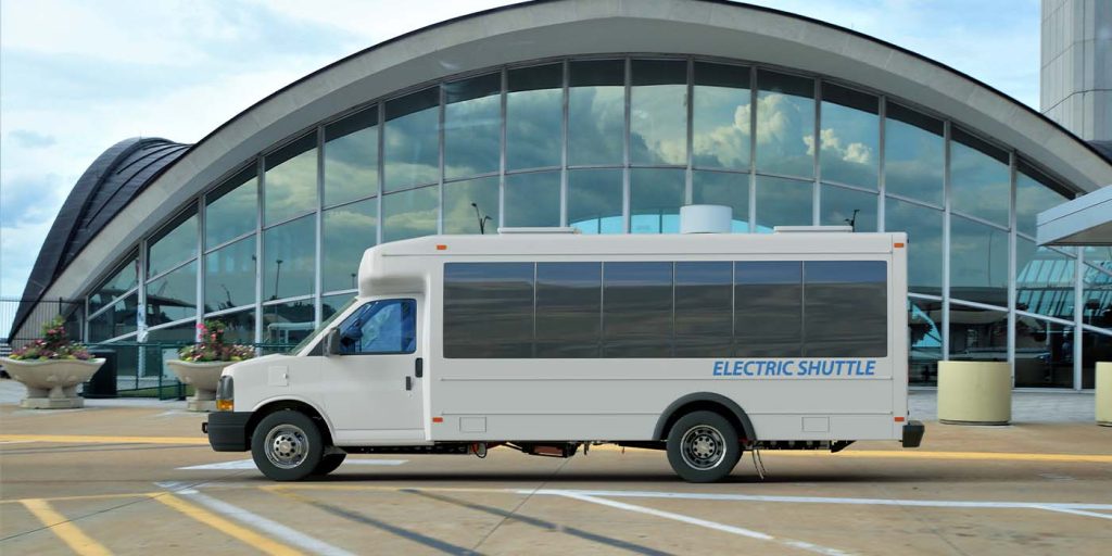Electric shuttle bus