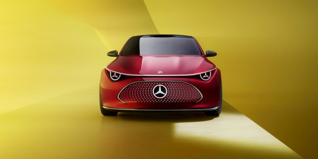 Watch Out, Tesla: Mercedes Unveils 'Entry-Level' EV Concept Car