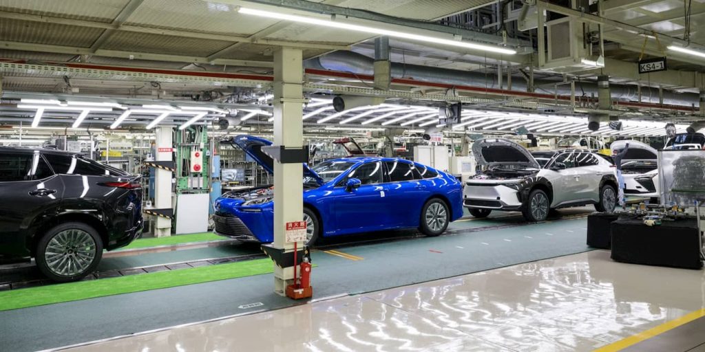 Toyota-EV-Produktionslinie
