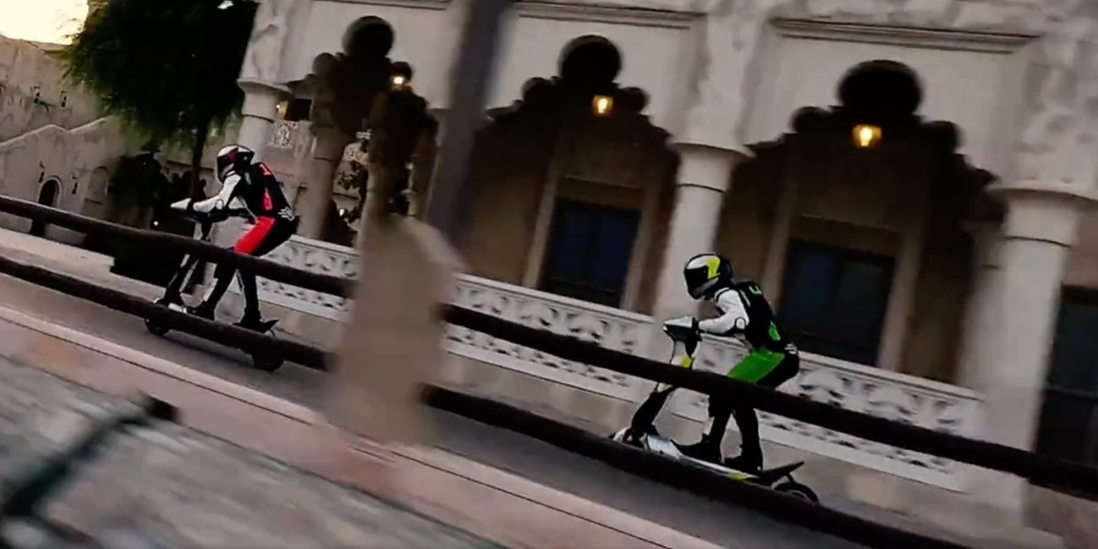 dubai electric scooter race
