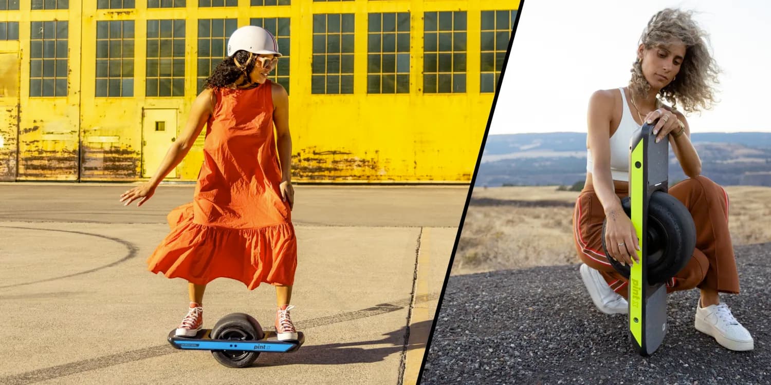 One wheel self balancing electric online skateboard