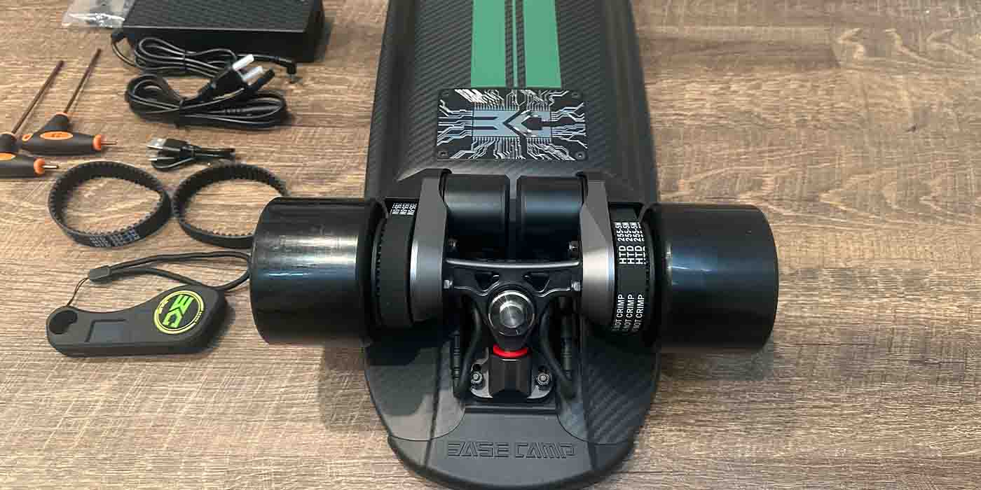Base Camp's Ghost electric skateboard is scary fast [Video]