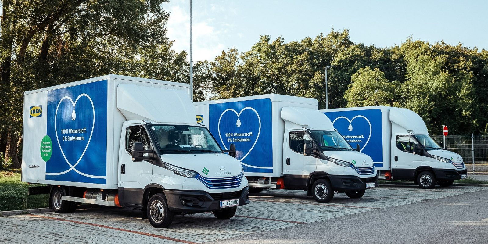 IKEA green hydrogen trucks