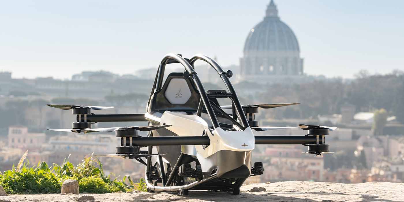 Jetson ONE flying car becomes first eVTOL certified in Italy