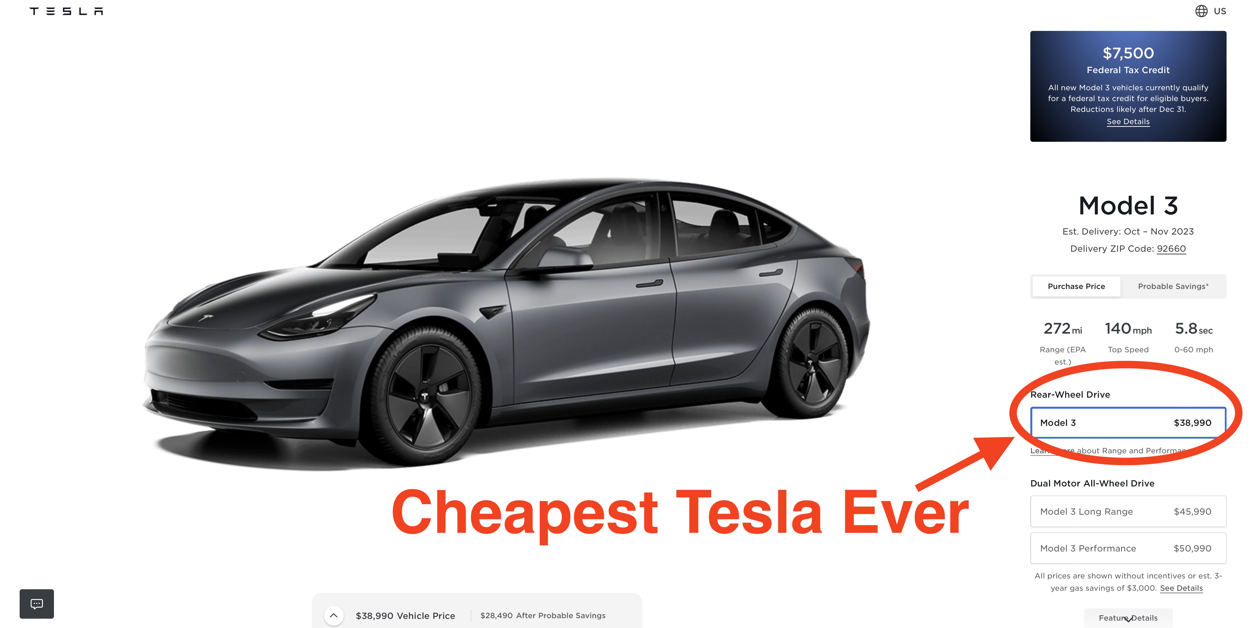 Tesla Model Y: Second Hand Range & Battery & Cost