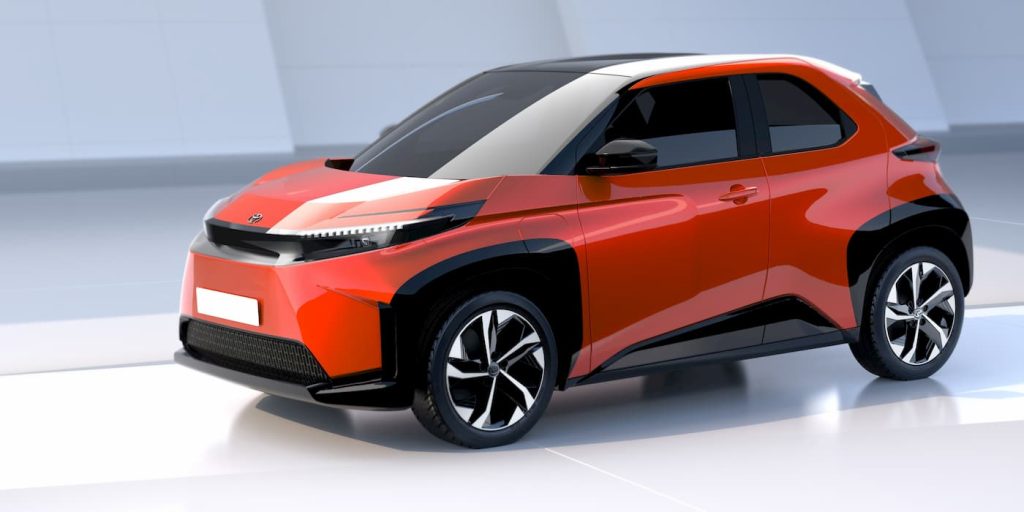 Toyota - a small electric crossover