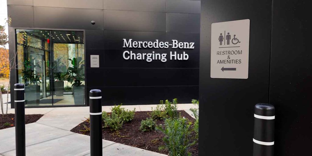 Mercedes charging hub