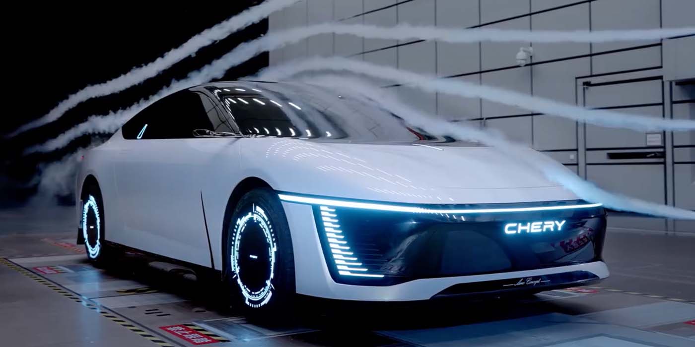 Chery claims tuna fish inspired EV is world's most aerodynamic car