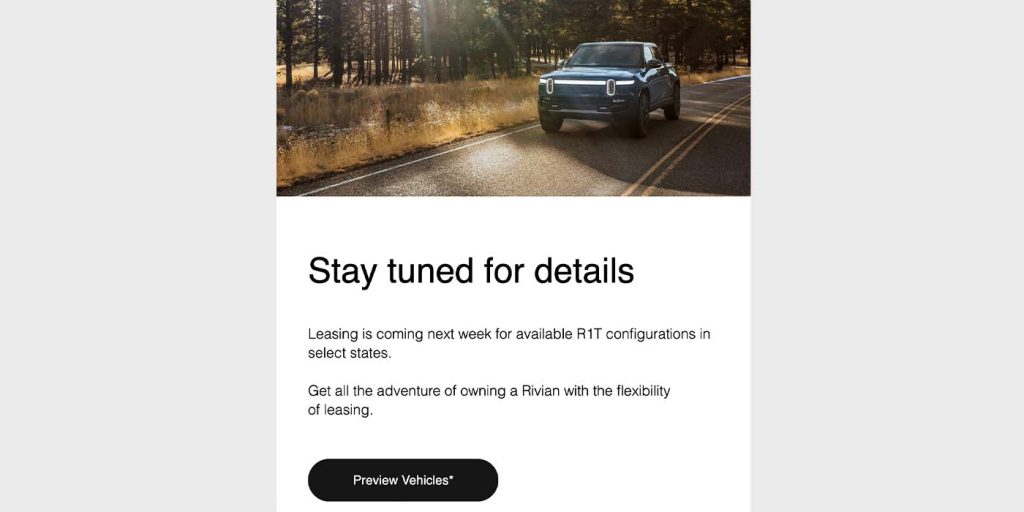 Rivian lease