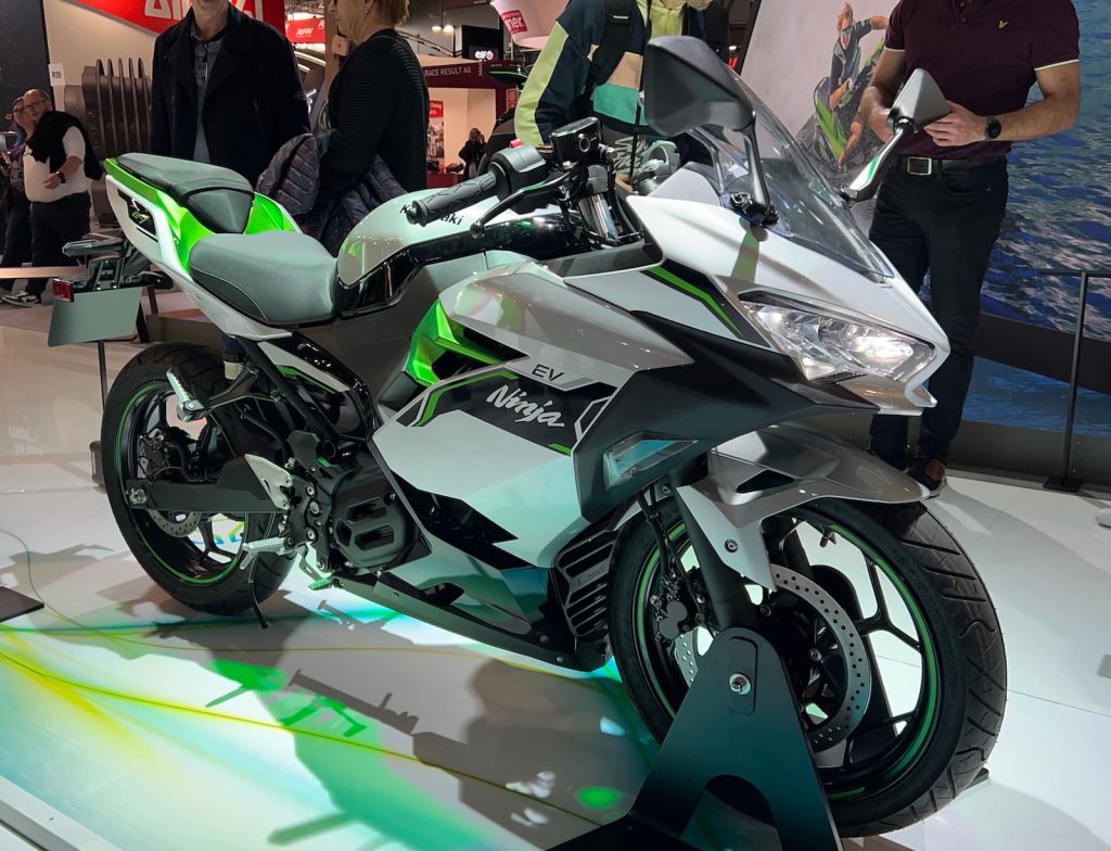 Closer look at Kawasaki's new electric motorcycles