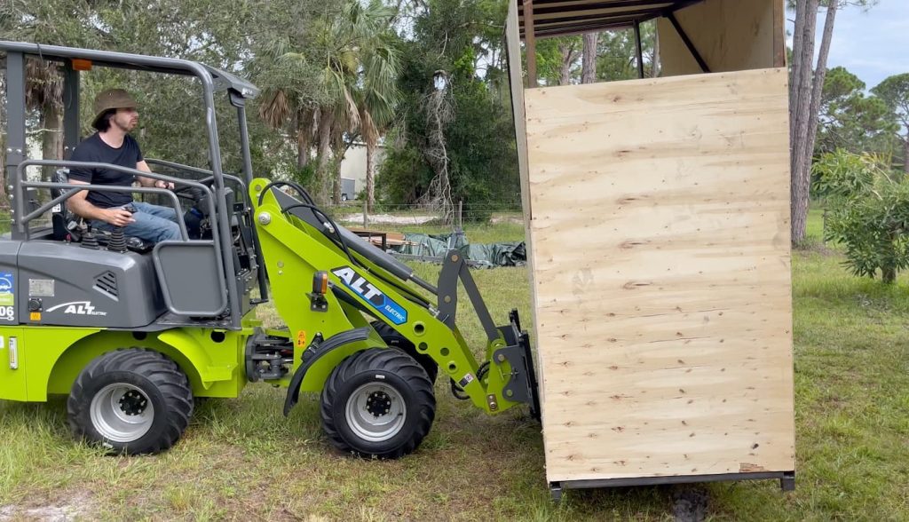 loader lifing crate