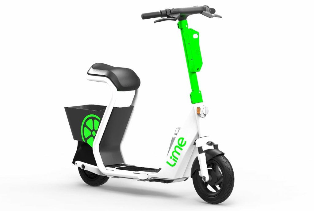 lime gen4 seated scooter