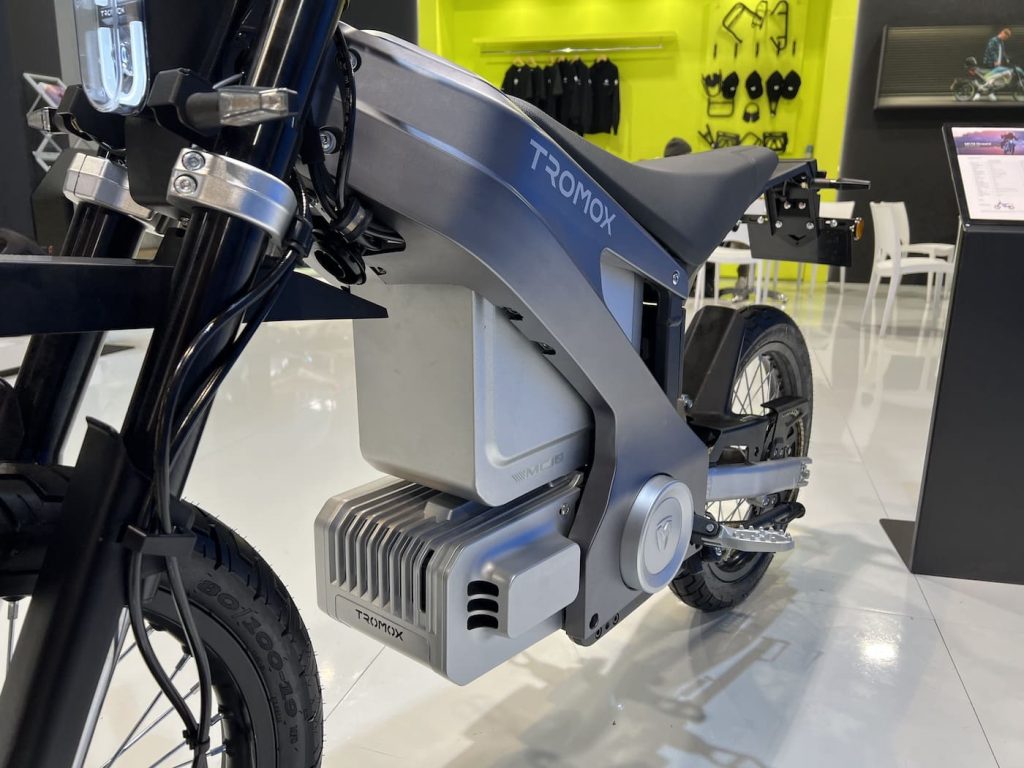 tromox mc10 electric motorcycle