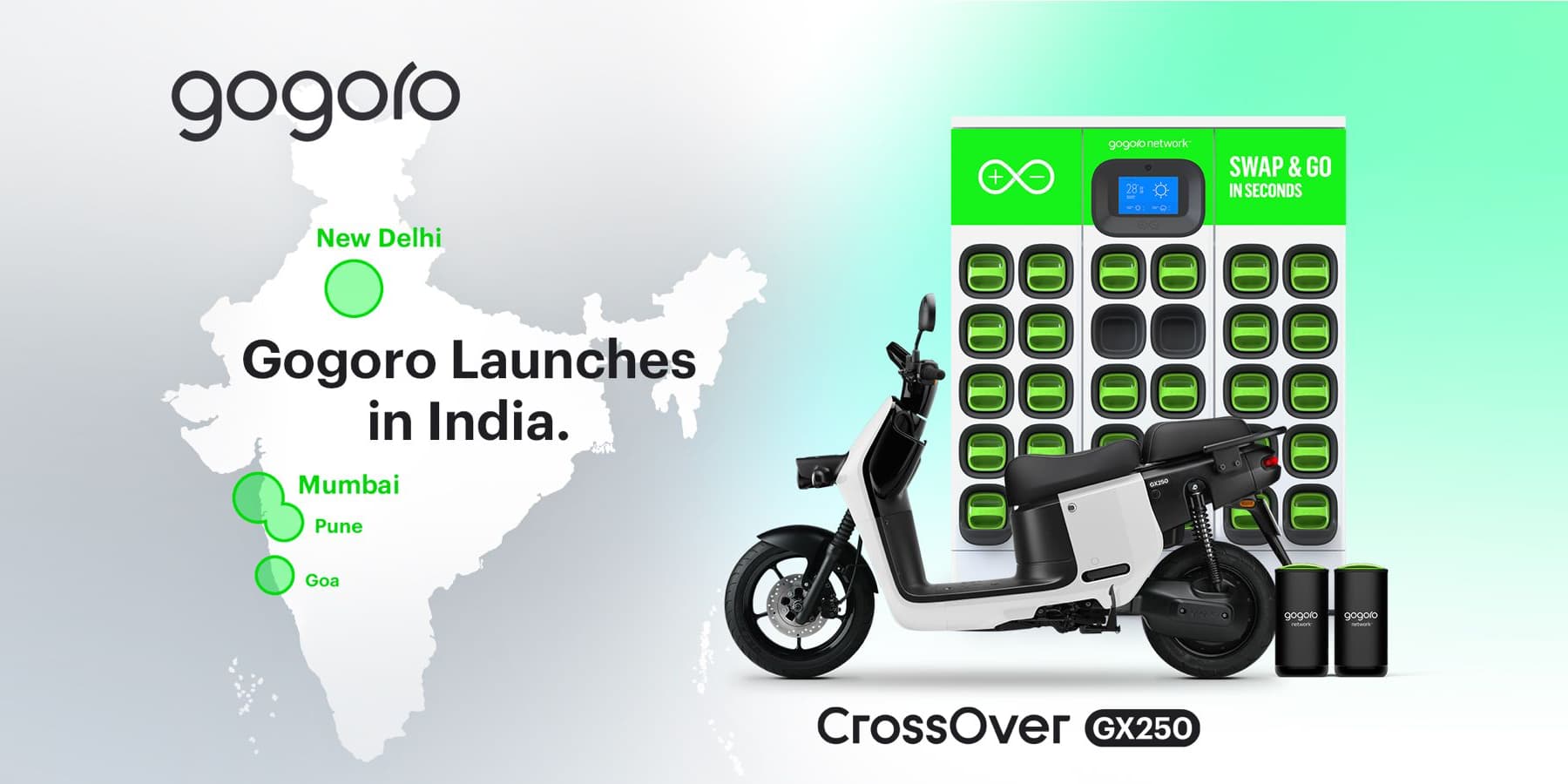 Gogoro launches new electric scooter and battery swapping in India